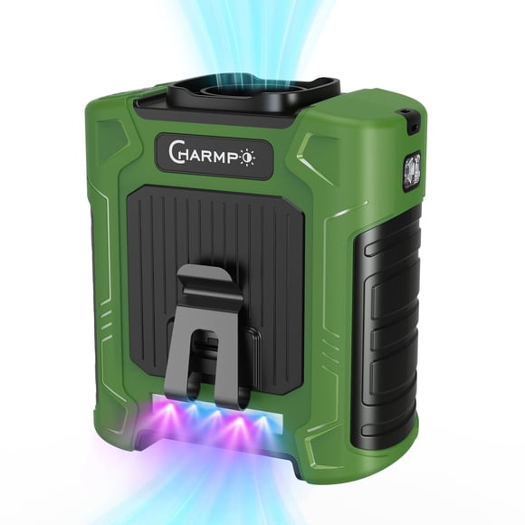 Ventilador de cintura portátil CHARMP2025, 10000 mAh, 35 h de autonomía