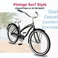thumbnail image 4 of Tracer Women's 26 Inch Beach Cruiser Bike, Matte Black, 4 of 7