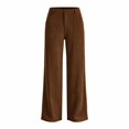thumbnail image 6 of ClodeEU Women's High Waist Wide Leg Corduroy Pants, Solid Color Loose Trousers with Patch Pockets ,Women's S-XXL, 6 of 7