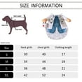 thumbnail image 2 of Pet Dog Cat Halloween Costume Doctor Costume Dog Jeans Clothes Cat Funny Apperal Outfit Uniform - M, 2 of 7