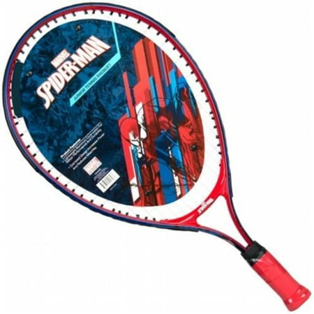 Marvel Junior Spider-Man Tennis Racquet, Red/White/Blue, 21"