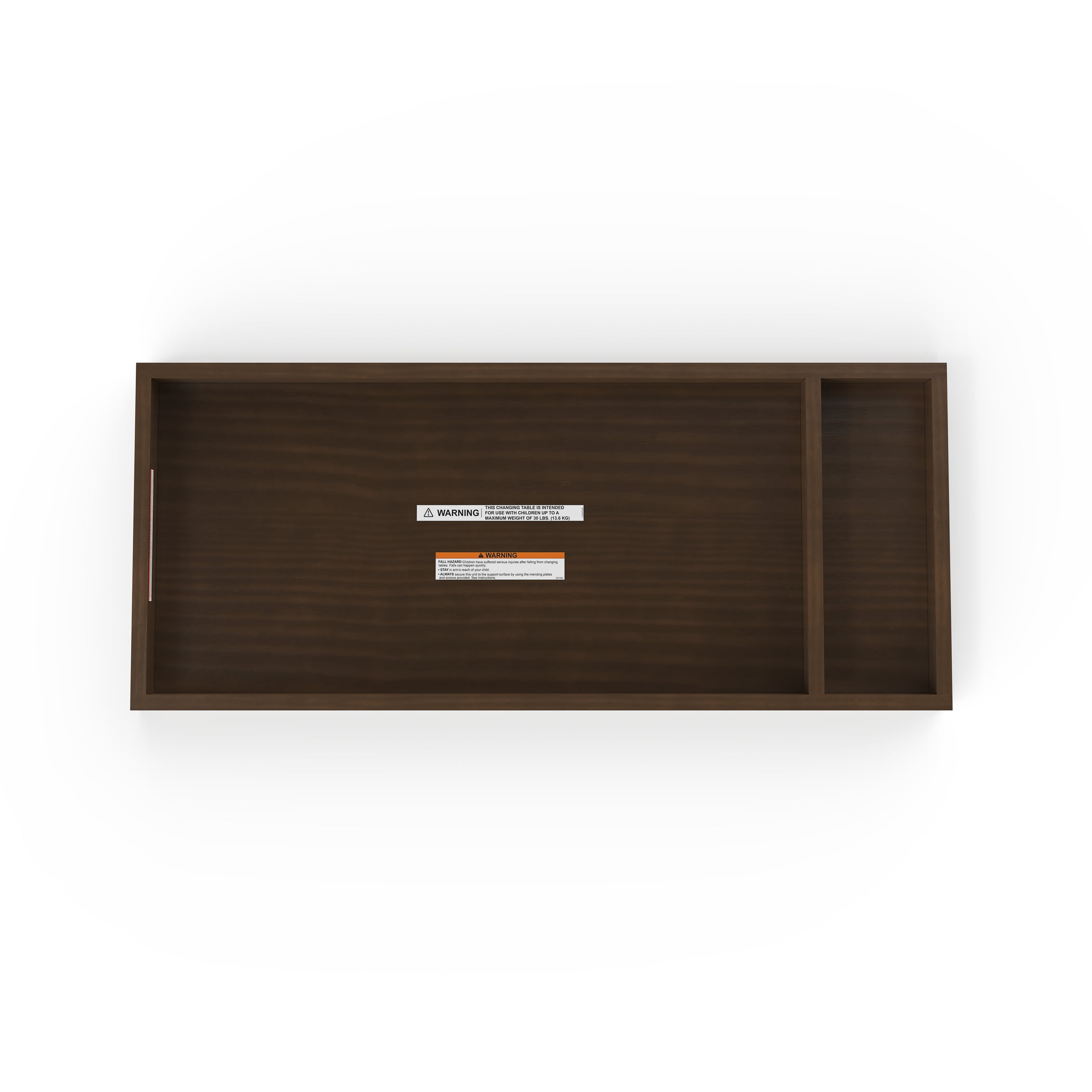 Child Craft Universal Changing Table Topper, Converts Dresser to Changing Surface, Secure Fit, Slate