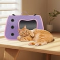 thumbnail image 4 of Sac à Dos de Voyage Portable pour Chats et Petits Chiens avec Rideau Enroulable Sécurisé et Compartiment de Rangement Spacieux, 4 of 5