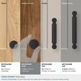 thumbnail image 3 of Amerock Ballard 1-1/8 inch (29mm) Diameter Matte Black Cabinet Knob, 3 of 6