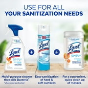 Lysol Simply Multi-Purpose Cleaner Spray 22oz, Orange Blossom Scent, No Harsh Chemicals, Plant-based Active Ingredient, Kills 99.9% of bacteria