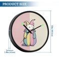 thumbnail image 3 of Indoor 12' Voice-Activated Luminous Decoration Wall Clock With LED Night Light Colorful Costume, 3 of 8