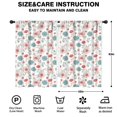 thumbnail image 2 of Pioneer Flower Floral Print Pattern Teens Curtains,Teens Insulated Curtains Set Of 2,Bedroom Essentials,Toddler Room Decor 42"x63", 2 of 5