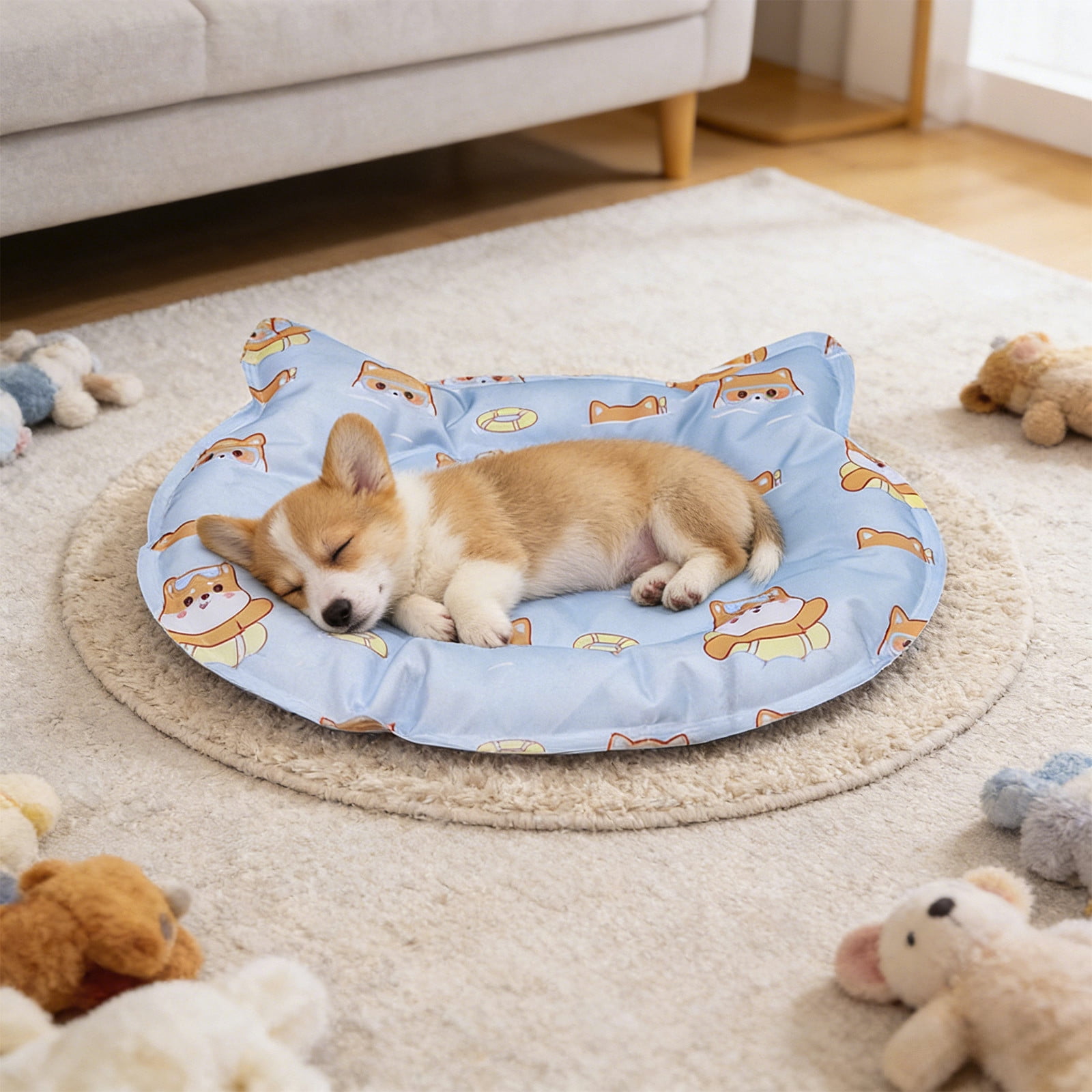 Pet Cooling Mat Summer Sleeping Pad Reusable Cool Bed for Cats Dogs Crate Sofa Car Travel Indoor Outdoor Washable Breathable Portable Chill Pad Home Summer Relief Travel Rest Pad Daily Comfort Pad