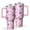 Pink Breast Cancer-3, variant on Pink Breast Cancer Tumbler with Handle and Lid,40oz Double Wall Vacuum Insulated Tumbler,Cups Gift for Women and Men