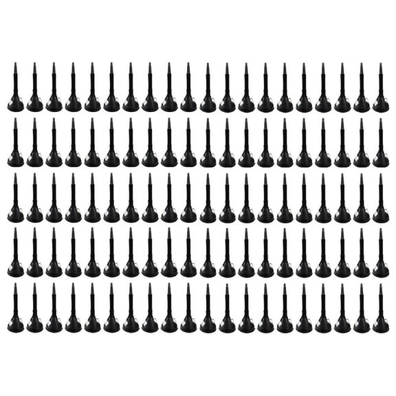 RAParts One Hundred (100) 6" Diameter Funnels with Inside Screen and Bendable & Detachable Hose