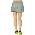 thumbnail image 2 of ASICS Womens Match Pleats Skort Skirt, Green, Large, 2 of 4