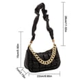 thumbnail image 3 of Bolsa De Hombro Bolso de hombro para mujer, correa de cadena bordada, bolsos de señora, bolsos de diseñador informales Ehuebsd Para Estrenar, 3 of 3