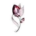 thumbnail image 2 of Broche de flor Fernando lujo rojo, 2 of 8