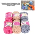 thumbnail image 4 of Crochet Knitting Yarn, Different Colors 6 Pieces Crocheting Yarn  For Family, 4 of 8