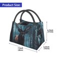 thumbnail image 2 of Easygdp Mystical Forest Elk Bolsa de Almuerzo Insulada Reutilizable, Bolsa de Mano y Bandolera para Oficina, Trabajo, Viajes, 2 of 6