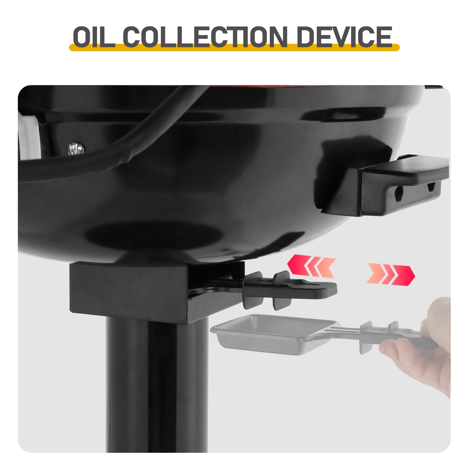 BBQ Grill with Stand, Smokeless No Flare-Up Electric Barbecue Grill, Adjustable Temperature Large Cooking Surface for Apartment Patio Balcony Family Party Use