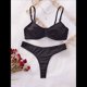 thumbnail image 5 of Conjunto de Ropa Interior Push Up con Aros y Estampado Floral Negro L, 5 of 9