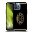 thumbnail image 1 of Head Case Designs Officially Licensed AC Milan Crest Black And Gold Soft Gel Case Compatible with Apple iPhone 13 Pro Max, 1 of 7
