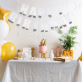 thumbnail image 4 of Pancarta de feliz cumpleaños, guirnalda de banderines colgantes, decoraciones para fiestas, suministros de decoración para fiestas de cumpleaños Vhermosa, 4 of 5