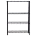 thumbnail image 7 of SEGMART 4 Tier Bedroom Storage Shelves Wire for Kitchens, Heavy Duty Metal Storage Shelving for Garage, Pantry Shelves Rack Shelving Units and Storage, 35.43'' x 13.78'' x 55.12'', Black, SS146, 7 of 7