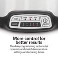 thumbnail image 5 of Hamilton Beach 7 Qt Programmable Slow Cooker, Stoneware Crock with Removable Pot, Stainless Steel, 5 of 10