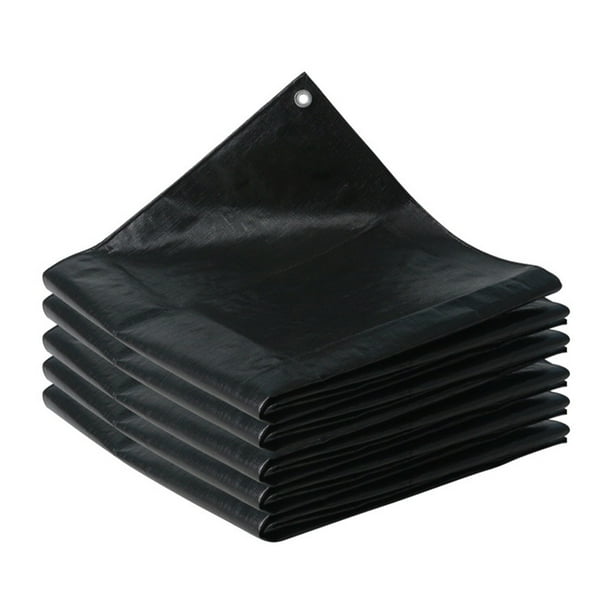 Lona de plástico PE reforzada, impermeable y resistente al sol, azul y naranja, doble capa, para toldos de camiones, lona impermeable, tela resistente recubierta de PVC.