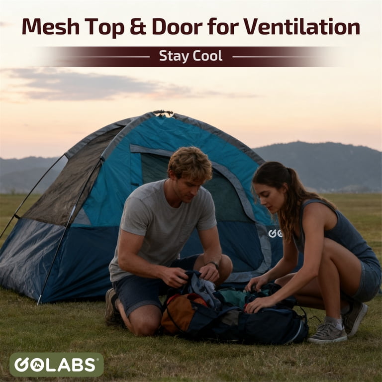 Golabs CT1 2-Person Waterproof Dome Tent for 2 Adults - Walmart.com