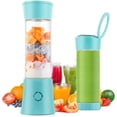 thumbnail image 1 of Portable Smoothie Maker Mixer USB Rechargeable Juicer Mini Stand Mixer with 6 Sharp Stainless Steel Blades, 480ML, 1 of 7
