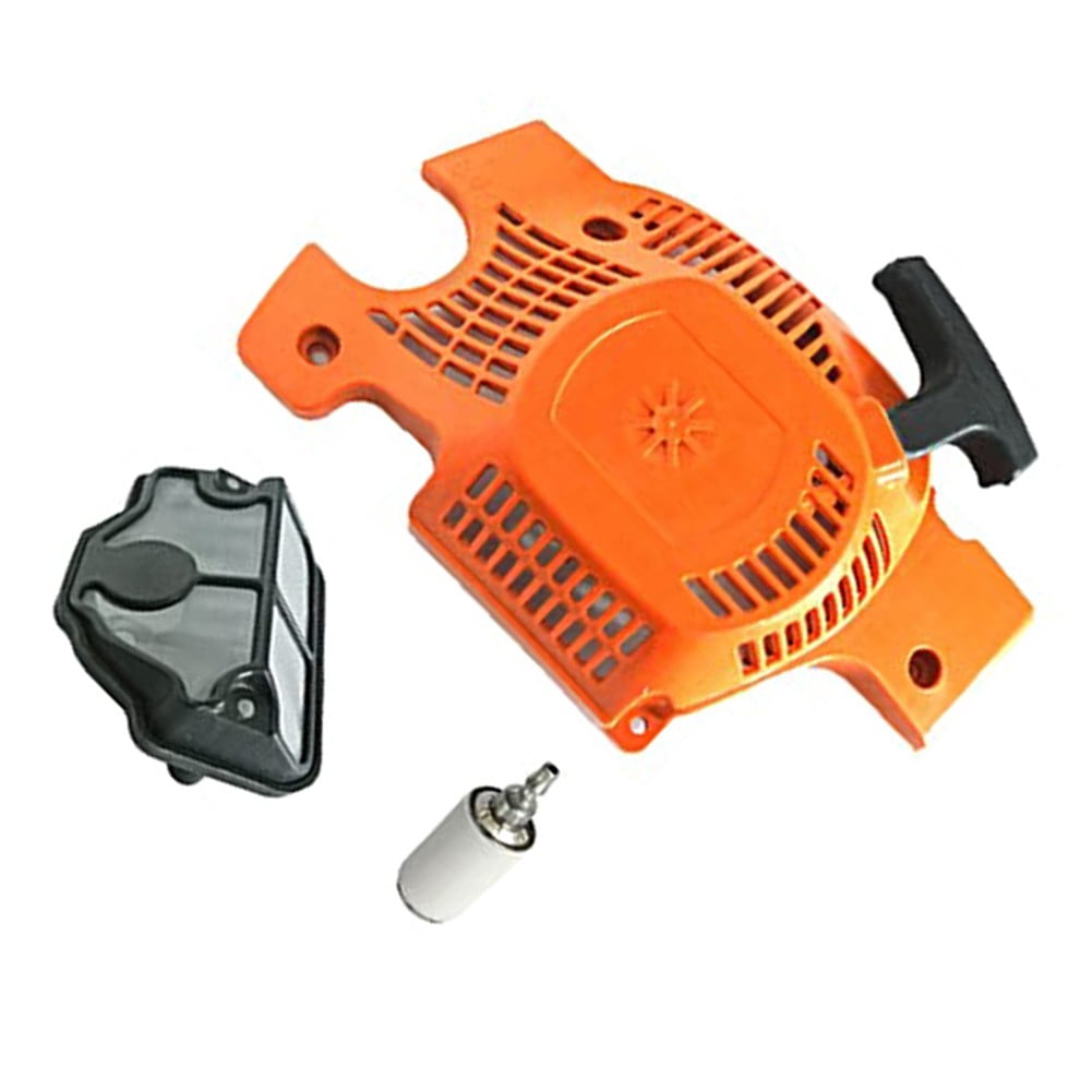 Outlier Backlash Pull Starter And Air Fuel Filter Kit for HS 36 41 136 137 141 142, Lawn Mower Parts & Accessories