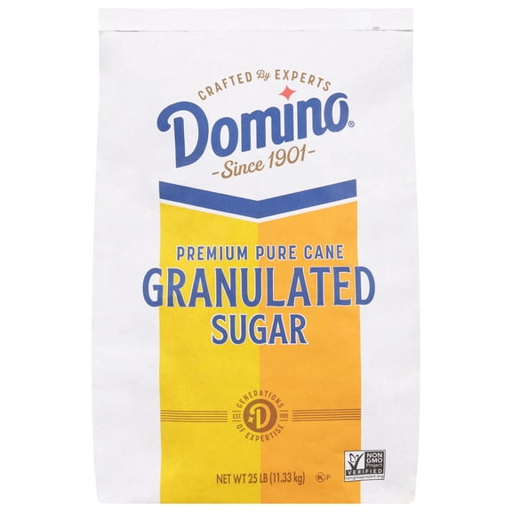 Domino® Premium Pure Cane Granulated Sugar 25 lb. Bag