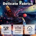 thumbnail image 3 of Galactic Space Luxurious Velvet Decorative Throw Pillow Covers - Set of 2, Unique Patterns, Available in 16x16, 18x18, and 20x20 Inches for Various Occasions, 3 of 6