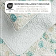 thumbnail image 2 of Coastal Quilt Set - Lightweight, Soft, All-Season - 2-Piece Reversible Seashell Bedding Set (Twin / Twin XL, Shells), 2 of 6