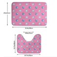 thumbnail image 3 of Yiaed French Bulldog Print Bathroom Mat Set 2 Pieces Mat Anti-Skid Pad Ultra Soft and Absorbent Bathroom Bath Mat Contour Bath Rugs for Toilet Base, 3 of 6