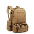 thumbnail image 2 of Sac à dos de randonnée pour hommes, sac à dos de Camouflage tactique, étanche, grande capacité, vente en gros, 55l, 2 of 5