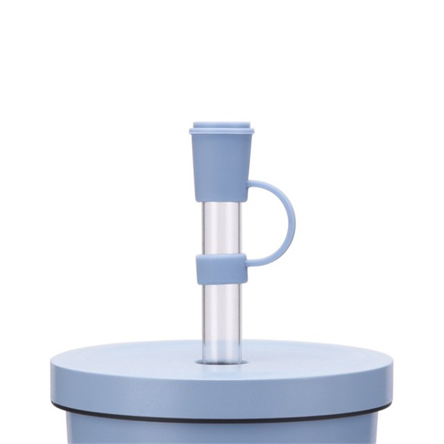 CRCMUHE Straw Silicone Straw Dust Proof Plug Simple And Cute Milk Tea Shape Straw Cover Decoration Beverage Sealing Straw Cover