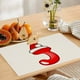 thumbnail image 4 of Mantel con Letras Navideñas para Mesas Festivas, Mantel con Diseño de Banderas para El Té, Mantel para Reuniones Festivas y Restaurantes., 4 of 4