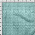 thumbnail image 3 of oneOone Georgette Viscose Fabric Leaves|Swirl & Floral Block Print Sewing Fabric BTY 42 Inch Wide, 3 of 4