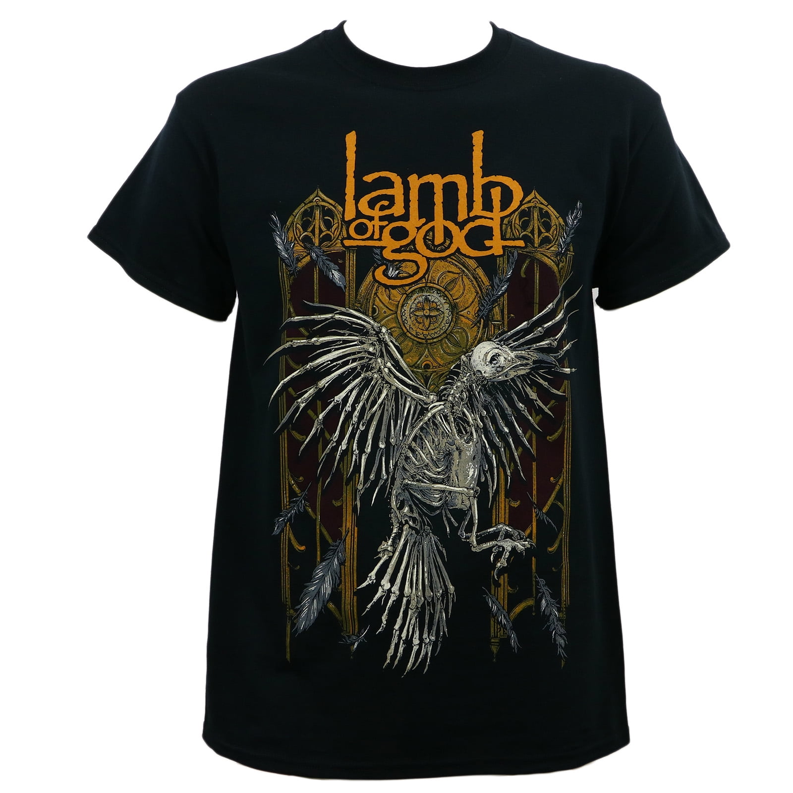 The Crow Flaming Logo Adult Mens T-Shirt