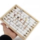 thumbnail image 1 of Bandeja de anillos Hugo Organizador de almacenamiento Blanco, 1 of 9