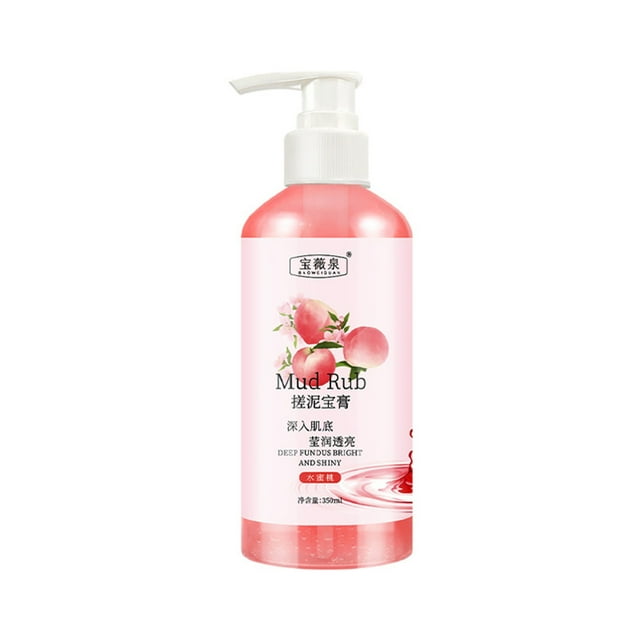 Xihbxyly Exfoliante Corporal, Crema para Eliminar Células Muertas, Limpiador Suave, Gel de Baño Completo, para Hombres y Mujeres, Cuidado Diario de La Piel, Botella de 350 Ml