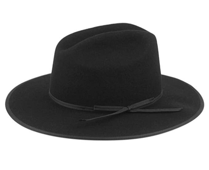 flat top flat brim cowboy hat