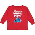 thumbnail image 3 of Inktastic Future Pilot Childs Airplane Flying Boys or Girls Long Sleeve Toddler T-Shirt, 3 of 5