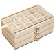 thumbnail image 2 of Caja de almacenamiento de anillos y pulseras transparente, caja de franela para guardar joyas, collares, pulseras, pendientes, caja de joyería, 2 of 6