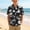 Black, variant on Boys Hawaiian Shirt Short Sleeve Button Down Tops Aloha Summer Casual Collar Beach Shirts with Pocket Size 3-15
