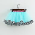 thumbnail image 4 of Povozer Baby Girls Tutu Skirt Princess Fluffy Soft Tulle Ballet Birthday Party(Sky Blue,9-11Y), 4 of 5