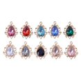thumbnail image 2 of 10 Pieces Sew On Rhinestones Mixed Colors Sewing Sew On Rhinestones Crafts with Claw Rhinestones For for Garments Clothes, 2 of 9