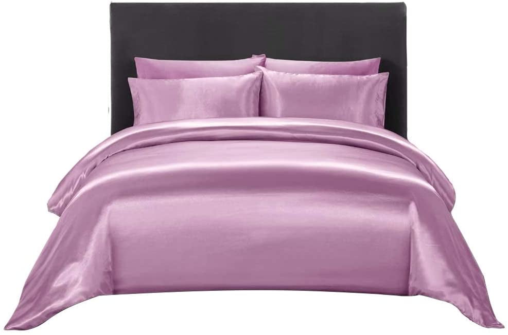 800 Thread Count Satin Silk Select Scala Bedding Items All Sizes Hot Pink Solid. 