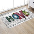 thumbnail image 2 of 3D Printed Thickened Flannel Area Rug Non Slip Backing Soft Floor Mat Home Decorative Pad B1 15.75X23.62 inches, 2 of 10