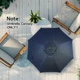 thumbnail image 4 of Abba Patio 9ft Lyon Outdoor Patio Umbrella Cover Replacement w/ 8 Sturdy Ribs, Dark Blue, 4 of 6