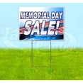 thumbnail image 1 of Memorial Day Sale (18" x 24") Yard Sign, Includes Metal Step Stake, 1 of 6